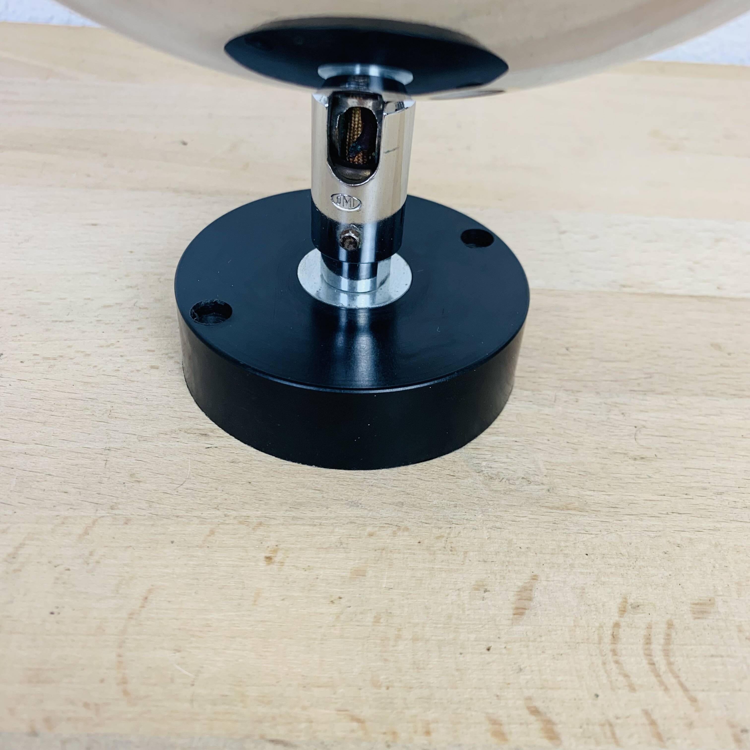 Chrome eyeball spot ceiling light Erco, 1970s