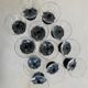 Lot de 6 verres à vin blanc alsaciens