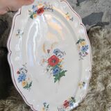 Flowery dish "Agreste" Sarreguemines