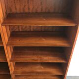 Poul Hundevad scandinavian rosewood bookcase, Denmark 1960s