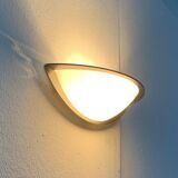 Postmodern German wall lamps from the space age by Glashütte Limburg, set of 2