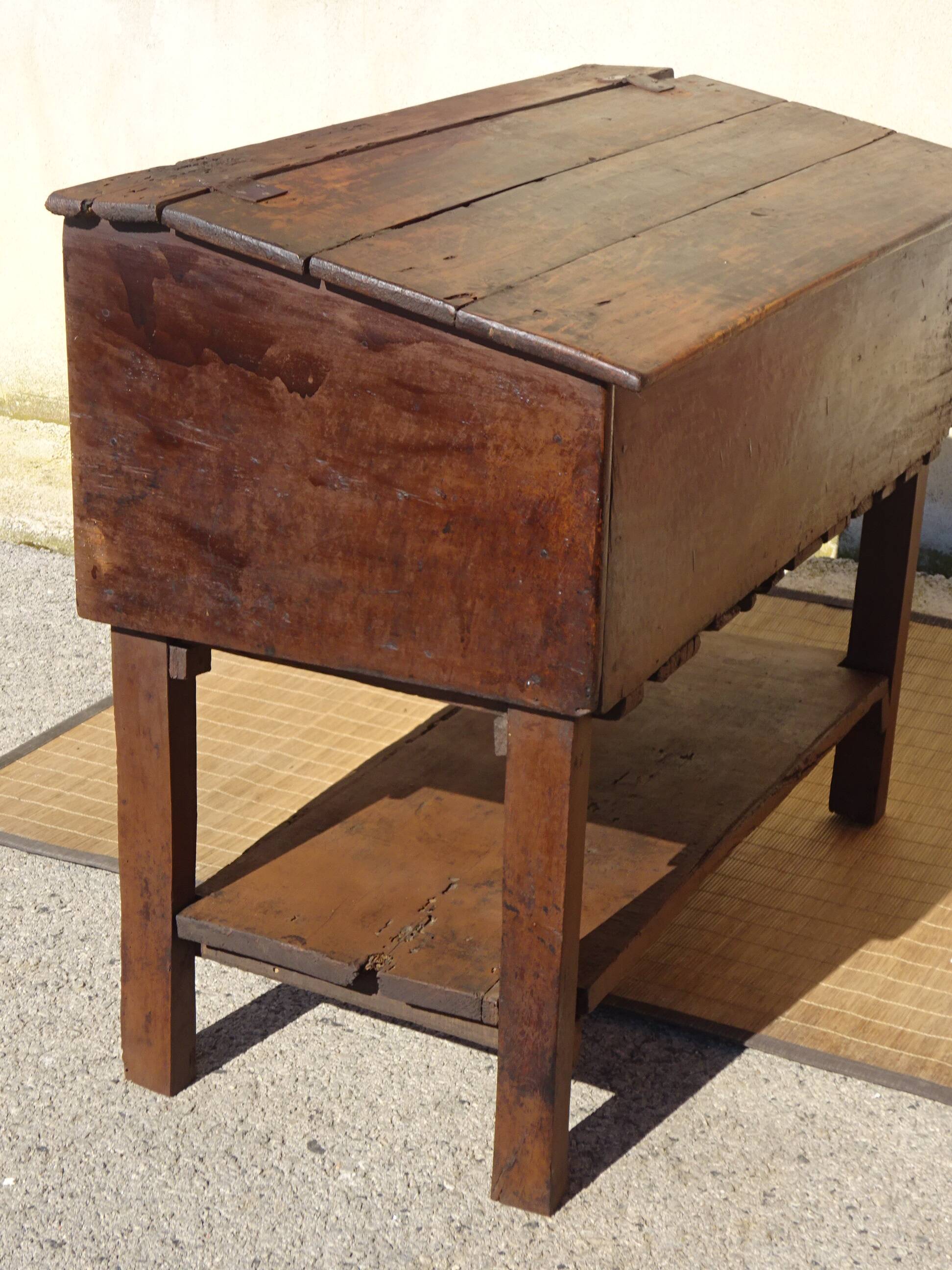 Antique oak furniture, dish drainer