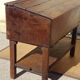 Antique oak furniture, dish drainer