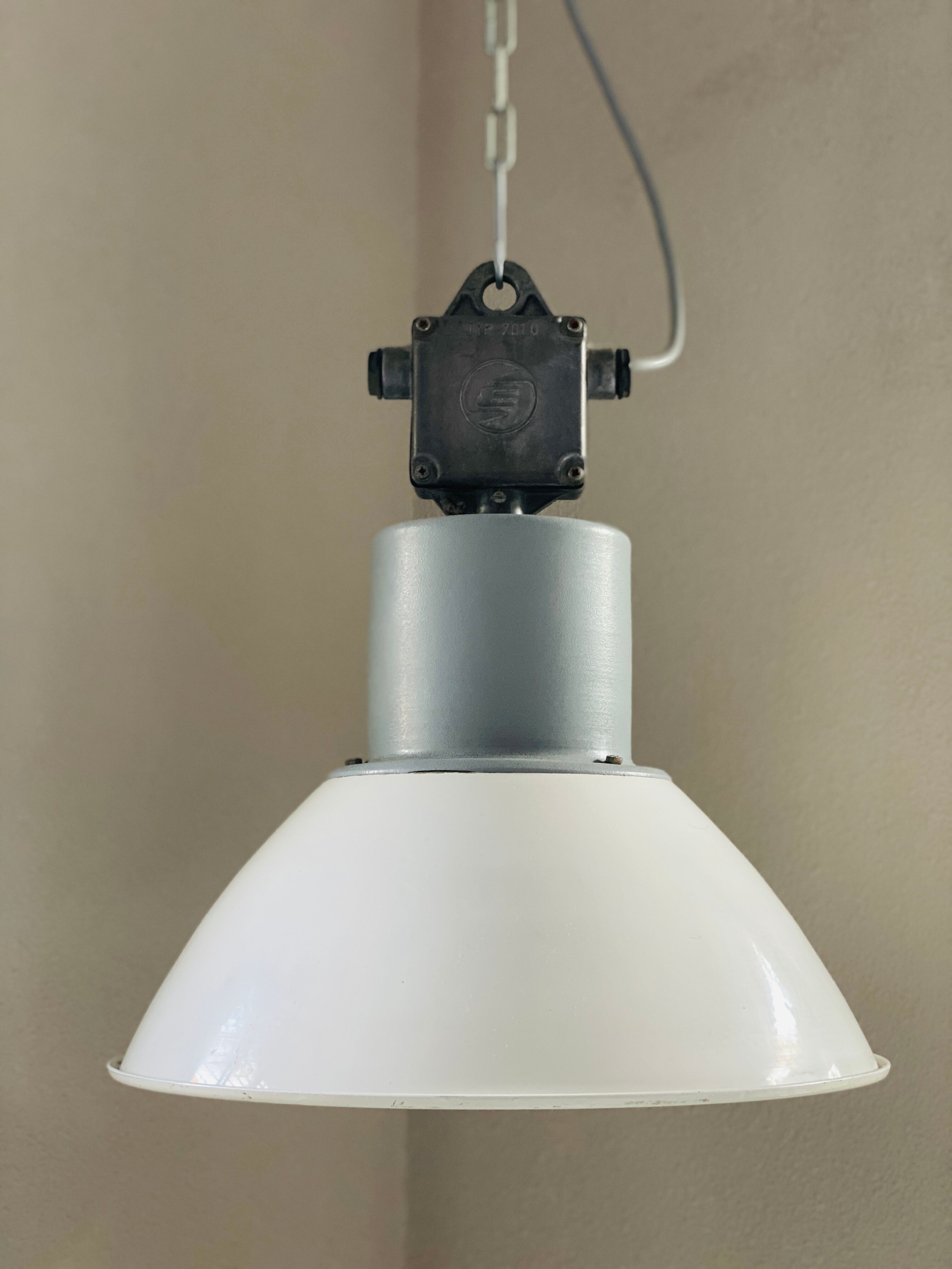 Vintage industrial factory lamp