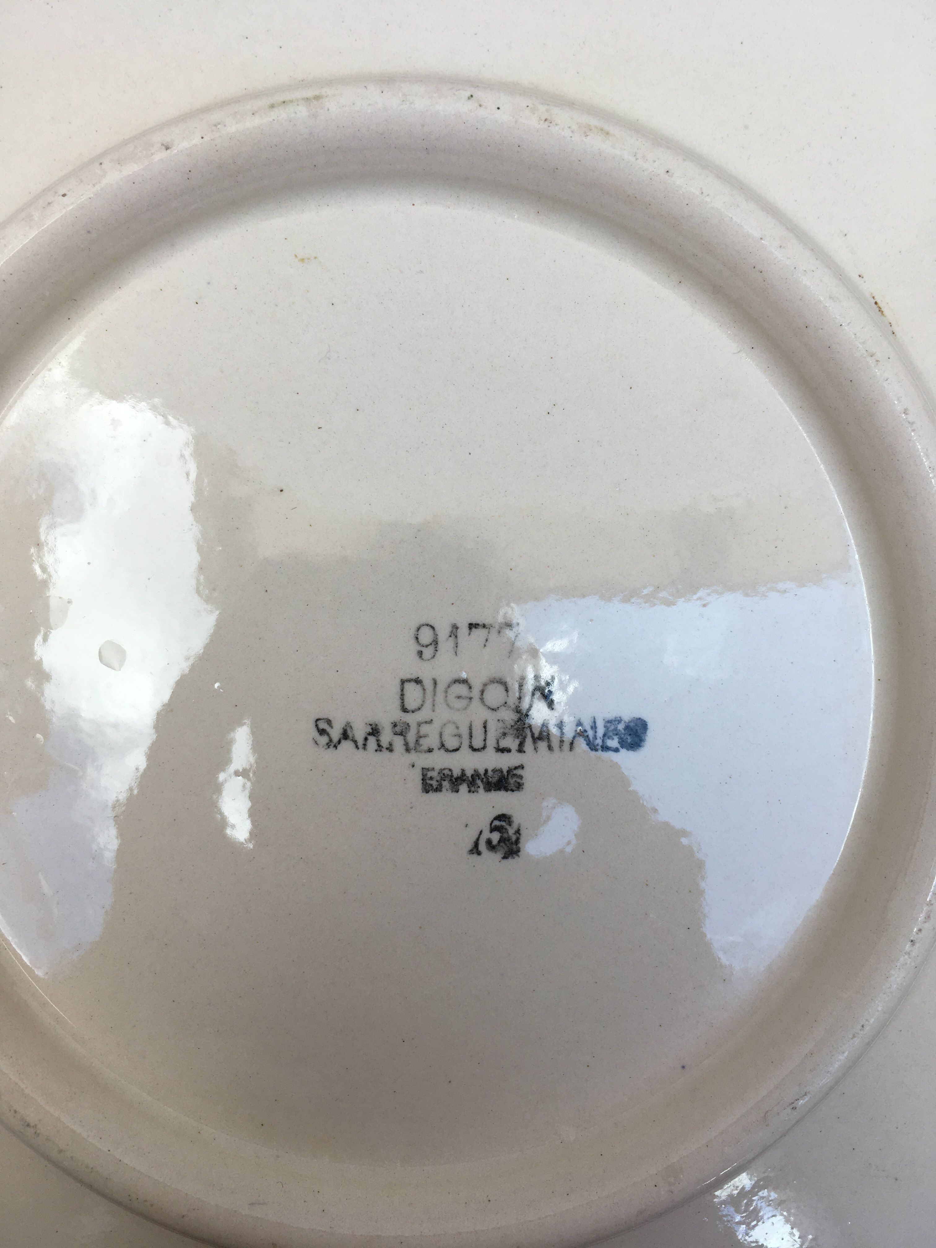 Confectionery dish Digoin Sarreguemines