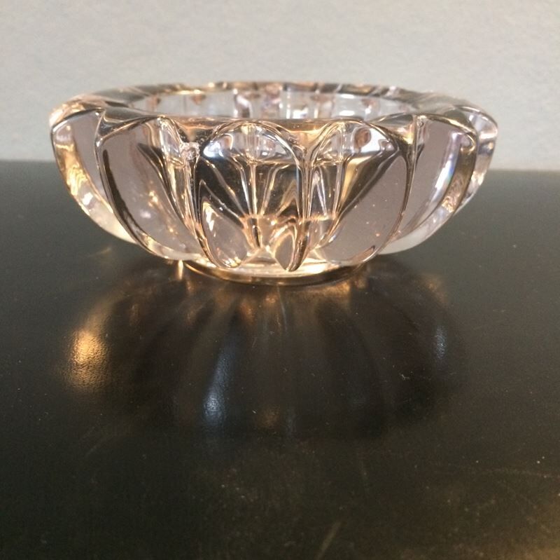 Crystal Art Deco ashtray