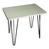 Hairpin leg side table