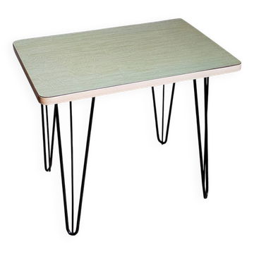 Hairpin leg side table