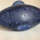 Large blue ovoid Scavo vase