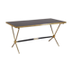 Table basse en laiton et opaline Raphaël des années 60