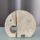 Fratelli Mannelli Travertine Elephant Sculpture / Letter Holder