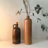 Duo of sandstone bottles