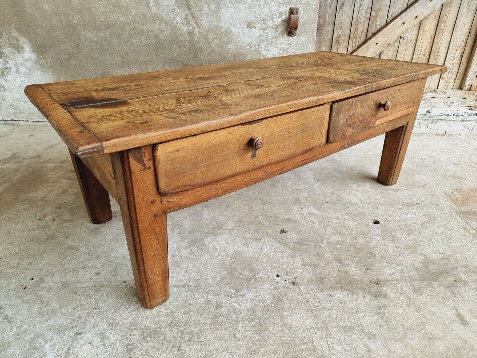 Antique coffee table TV furniture 19th century