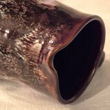 Vallauris milk jug, glazed ceramic, brown old rose A152-2