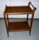 Wooden trolley on wheels 1960