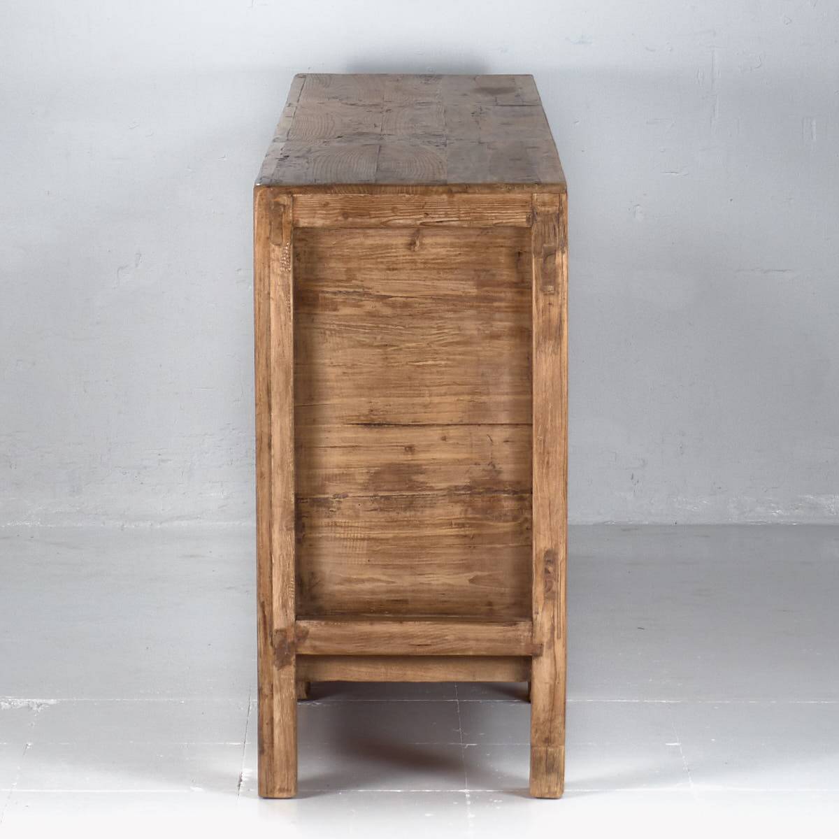 Antique wooden three-door sideboard (circa 1920)