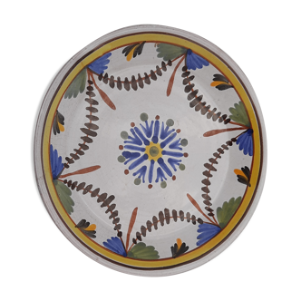 Plate in old earthenware