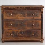Antique chest of drawers with porcelain handles (c.1920) #77