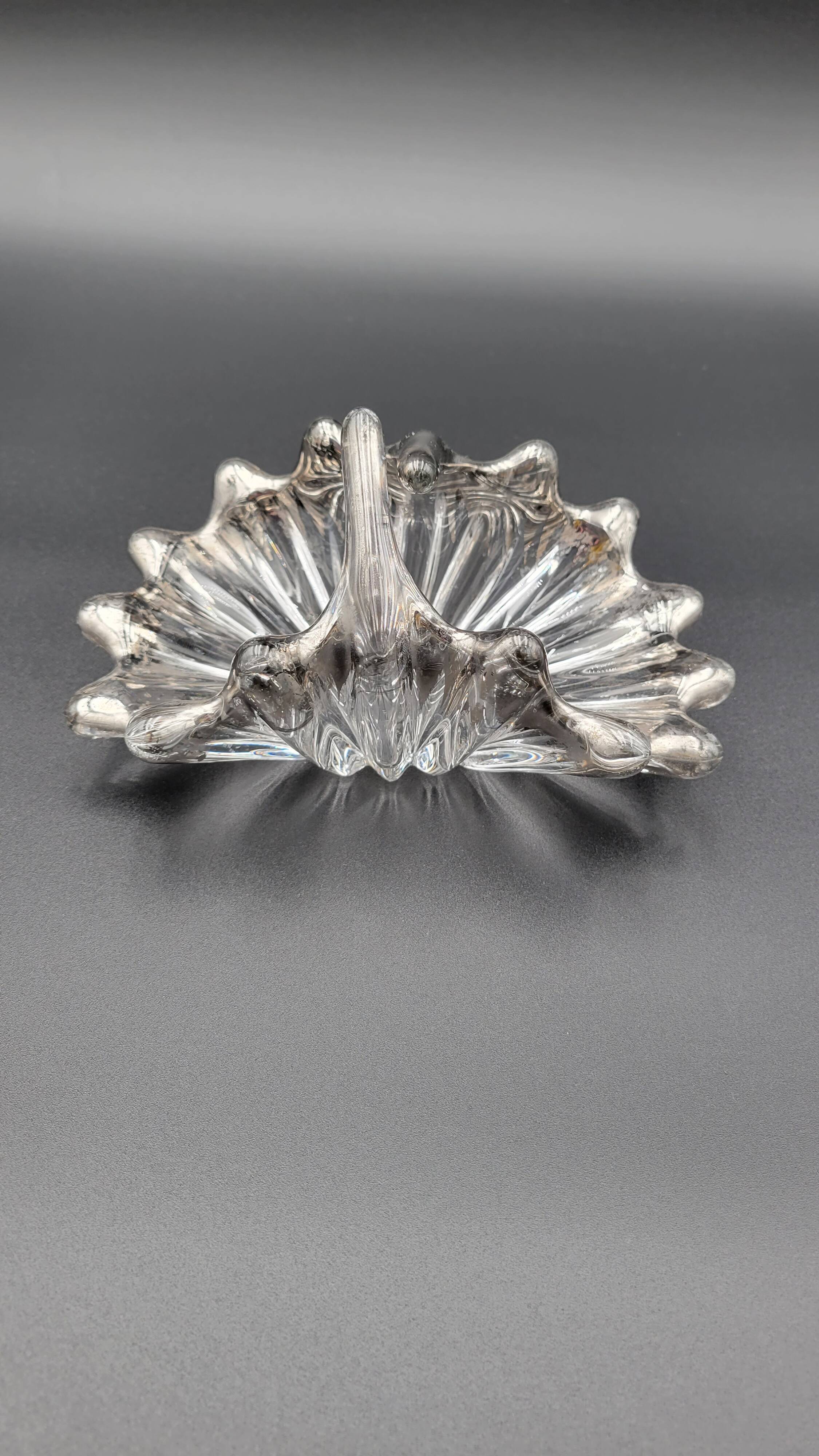 Art Deco glass empty pocket