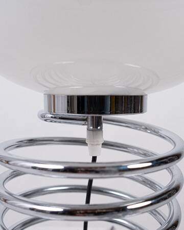 Paire de lampes ressort style Ingo Maurer, France, 1970s