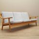 Canapé en chêne, design danois, années 1960, designer : Hans J. Wegner, fabricant : Get