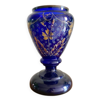 Bohemian crystal vase