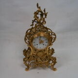 old bronze cartel golden style Louis XV vintage rockery 1980