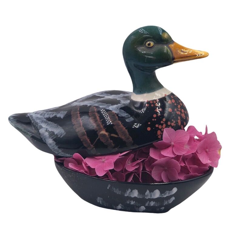 Ceramic duck Michel Caugant