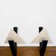 Pair of Tria wall lights, Lucien Gau