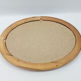 Rustic oval mirror 59 x 44 cm