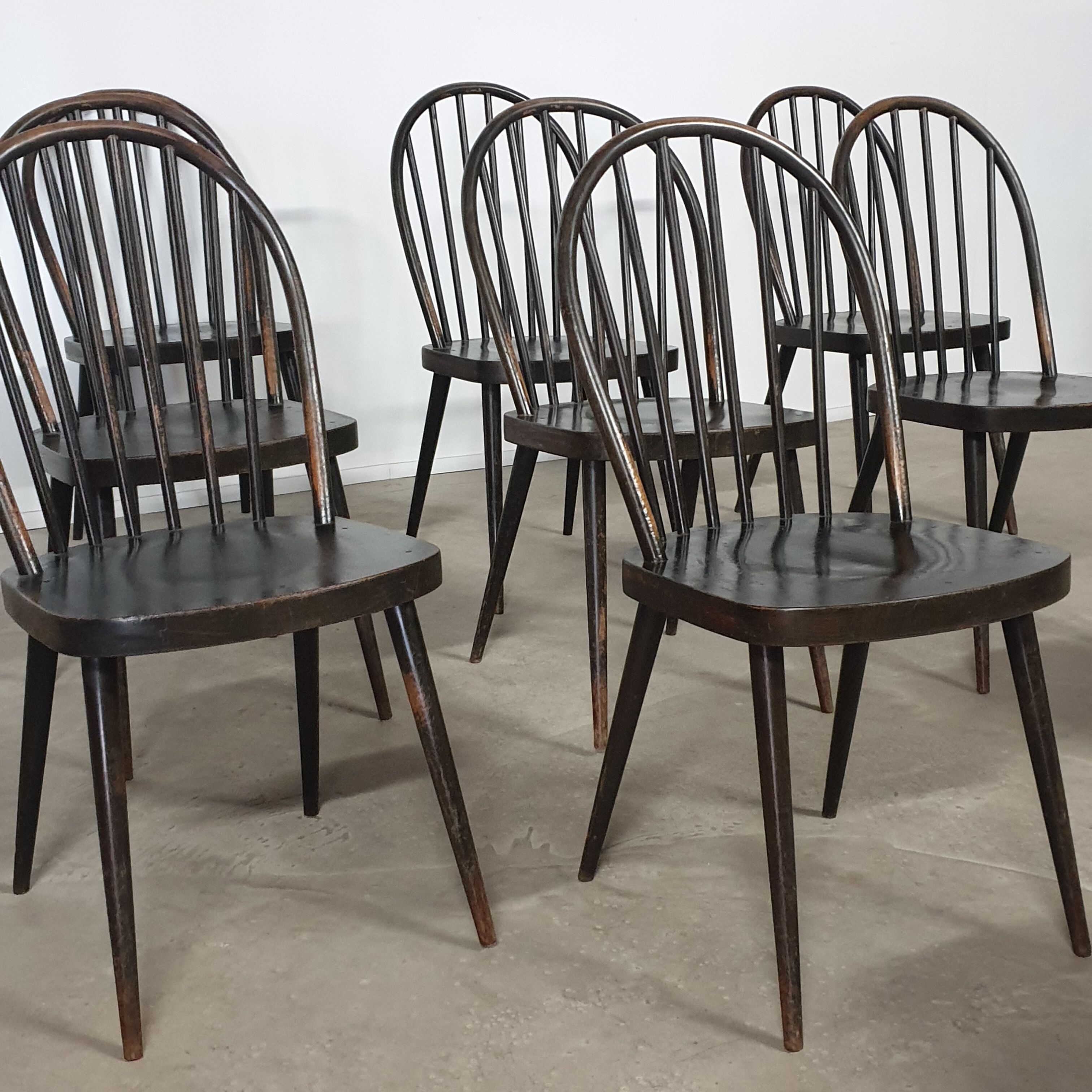 10 bistro chairs 1960