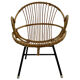 Rattan chair by Dirk van Sliedregt Rohe Noordwolde 1960 in the Netherlands