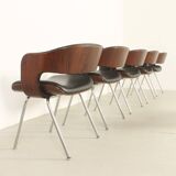 Set of six Oxford chairs by Martin Grierson for Arflex, 1963