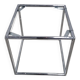 Modular side table in chrome 1960s Poul Cadovius Abstracta Series