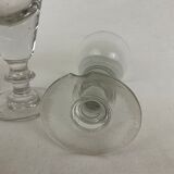 Lot de 6 verres cul épais bar bistrot ancien vintage