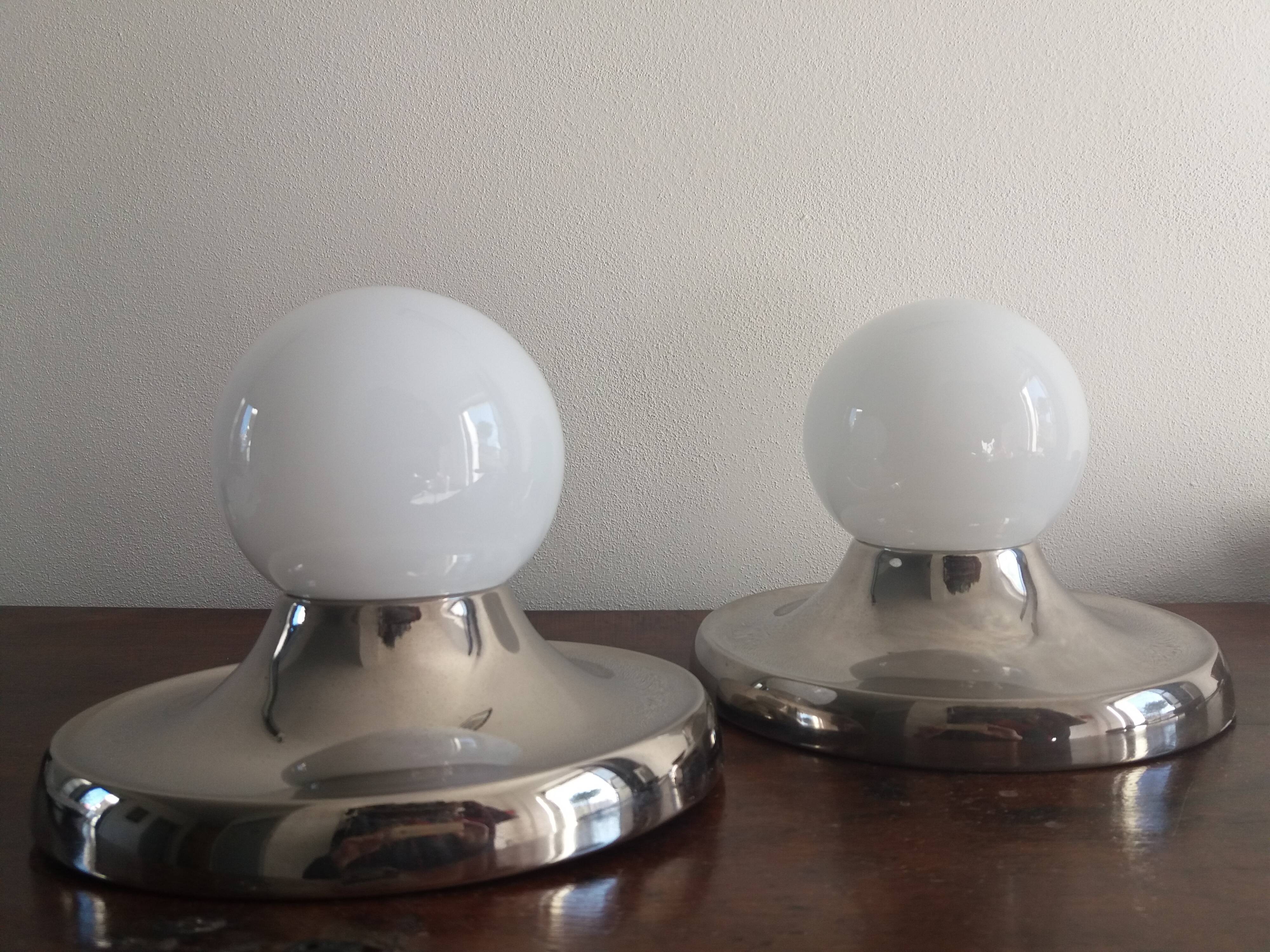 Pair of wall light 'Balum' brothers Castiglioni for Arteluce