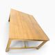 Table vintage XL en bois massif / table à manger / table de travail