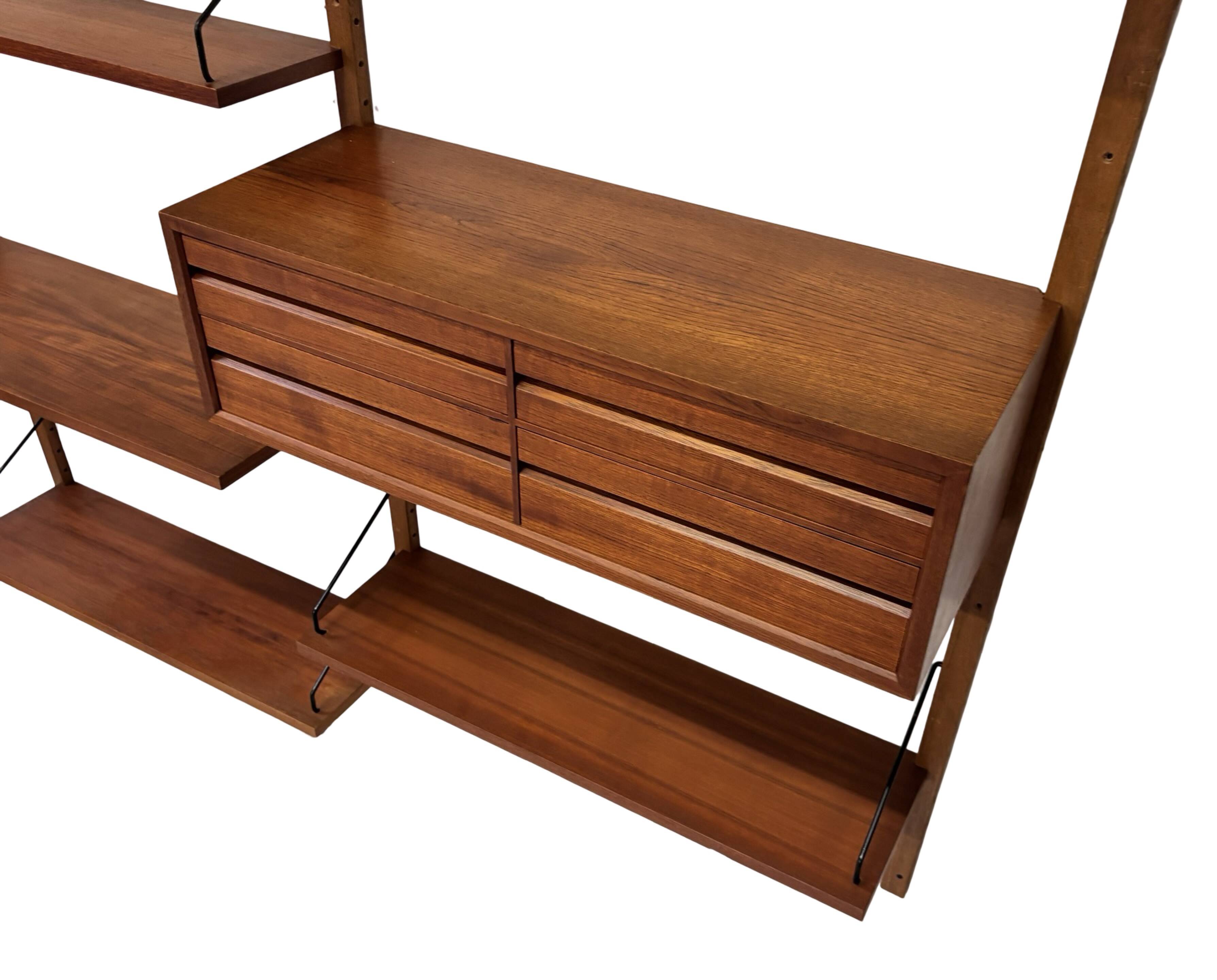 Vintage Poul Cadovius Royal System wall system wall unit