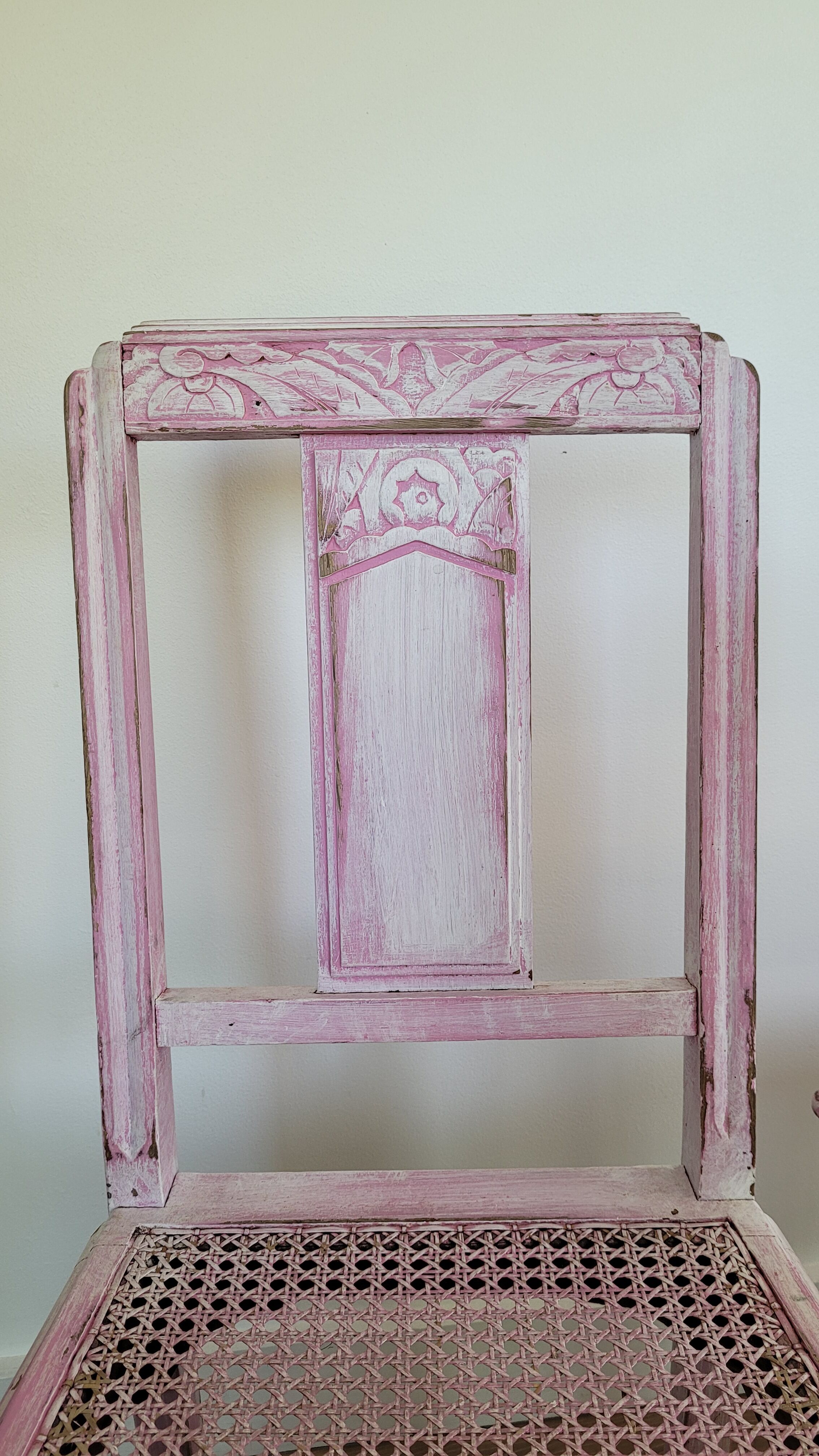 Lot de 2 chaises bois et cannage année 30