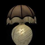 Glass lamp with light base ab fayette