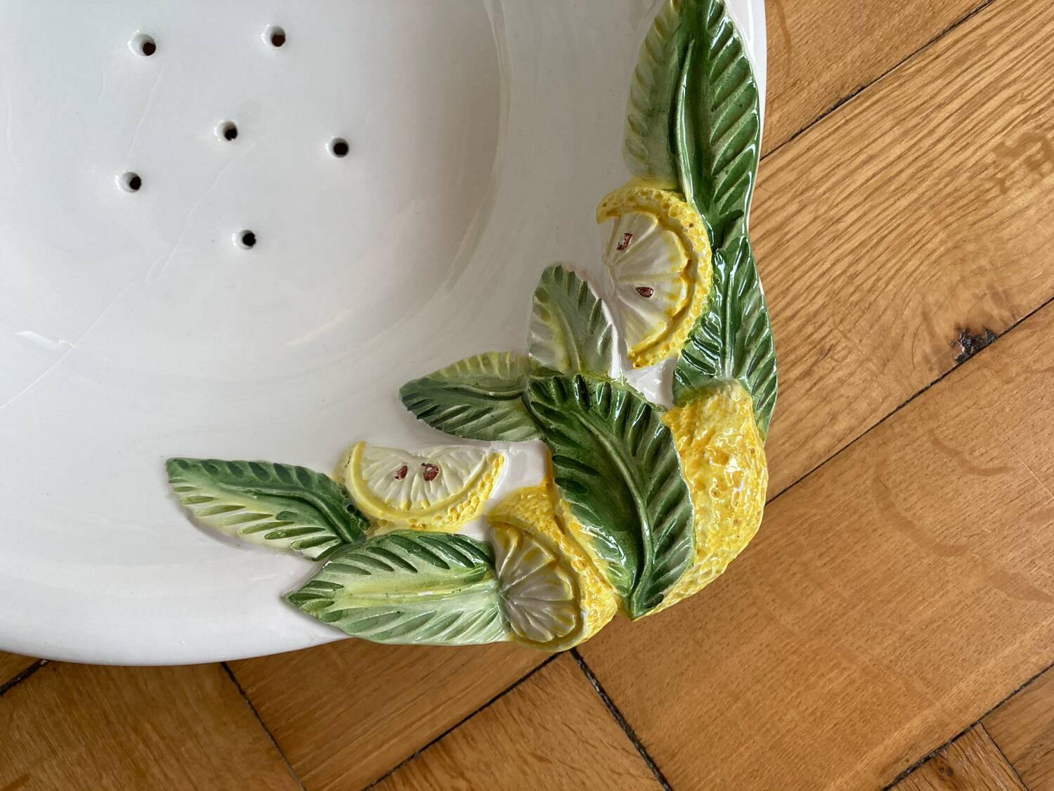 Double lemon slushie fruit bowl Italy