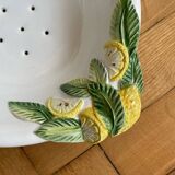 Double lemon slushie fruit bowl Italy