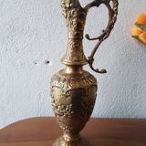 Large golden patina ewer