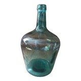 Demijohn touque bonbonne bottle blue bluish glass