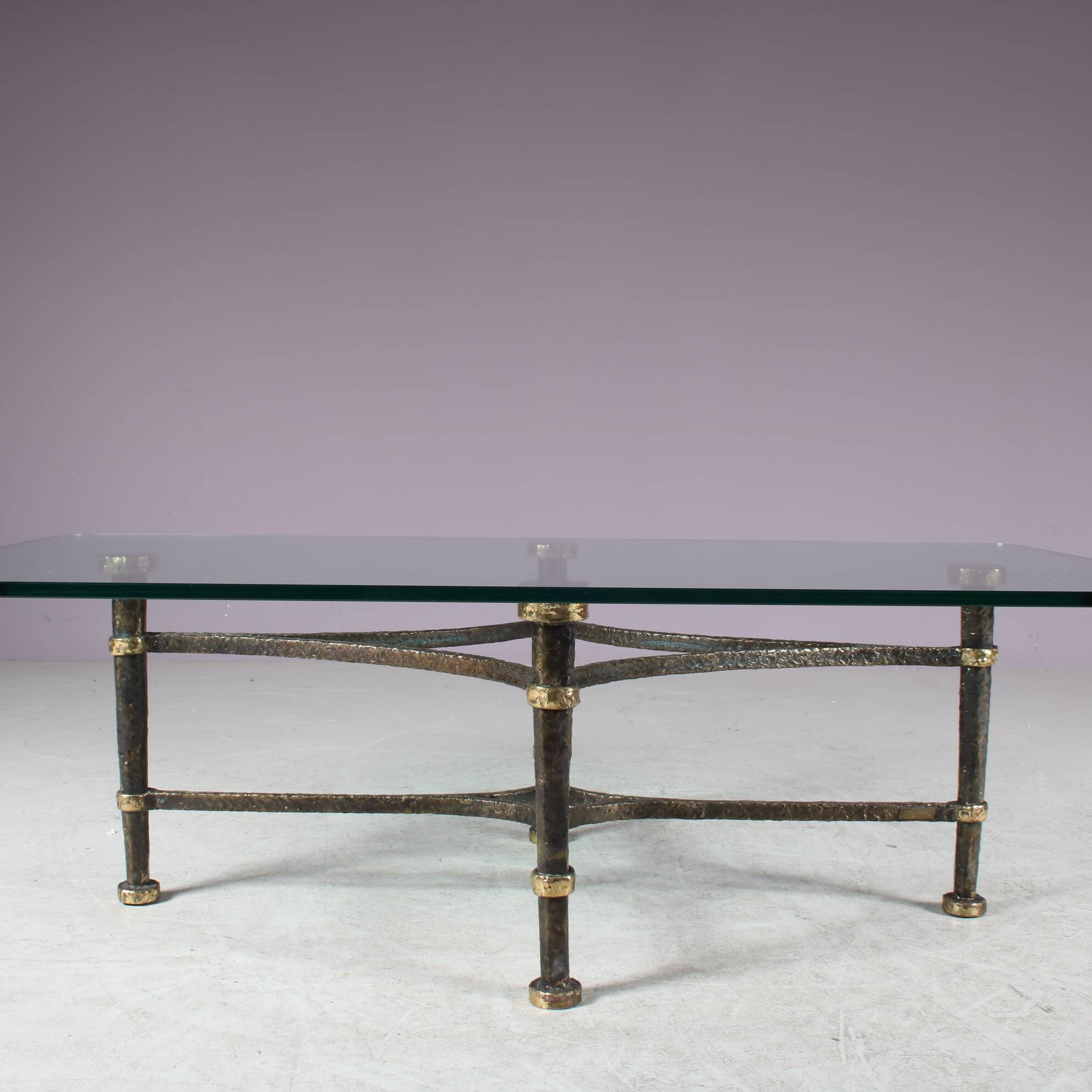 1990s Brutalist style coffee table from Italy