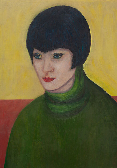 Portrait print woman Roaring Twenties