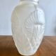 Vase art déco verre dépoli