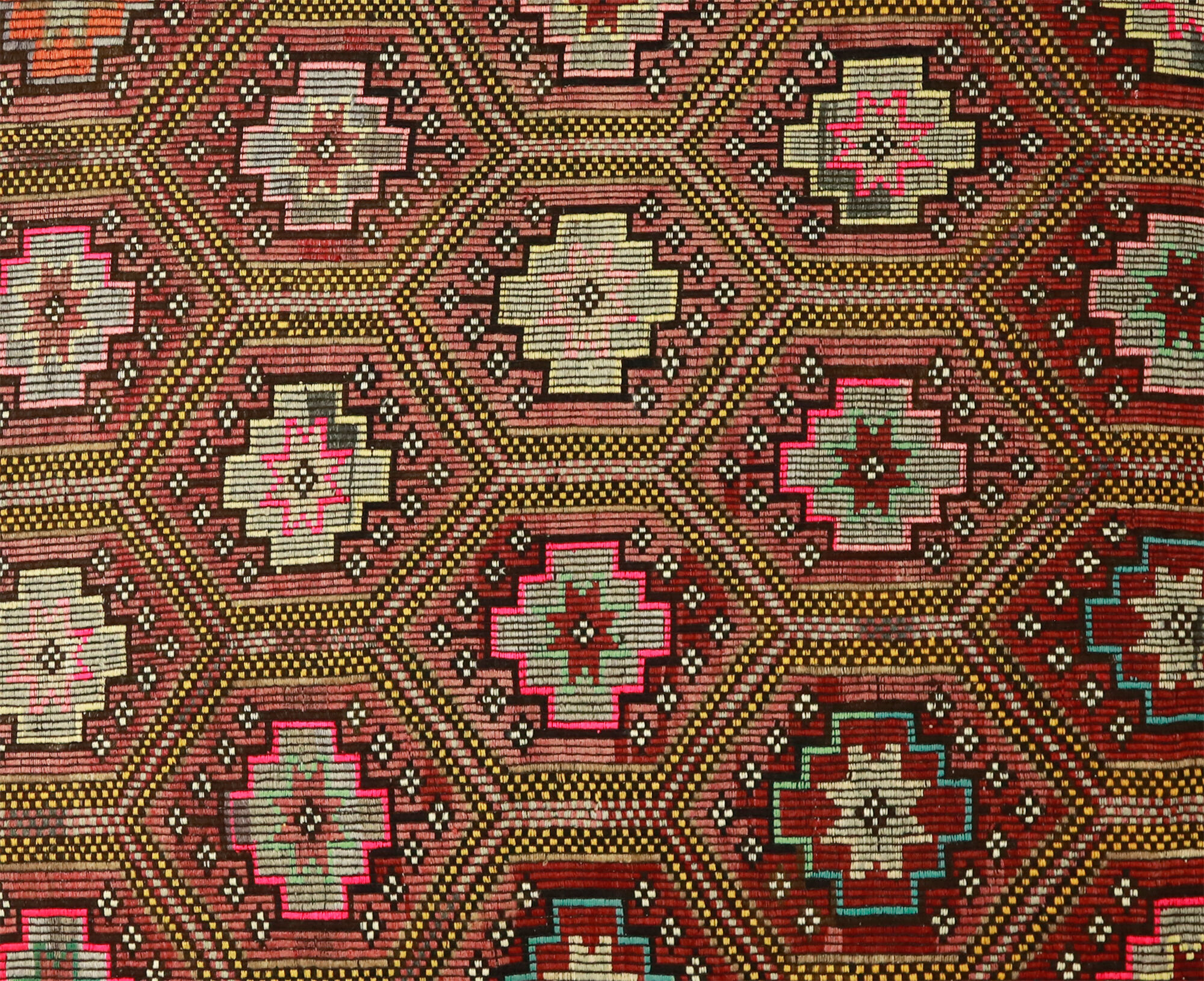 Anatolian handmade kilim rug 330 cm x 181 cm