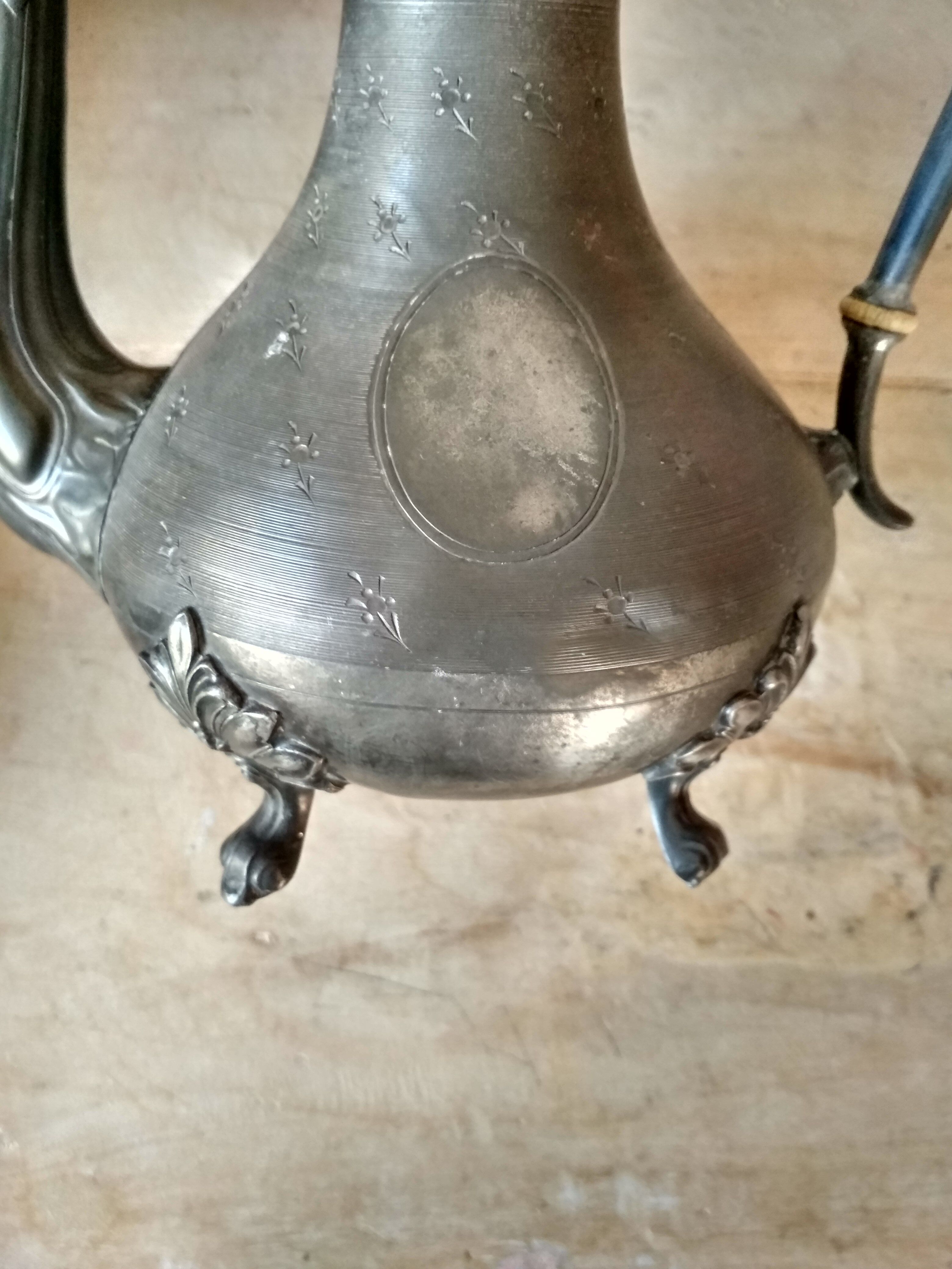 Pewter teapot