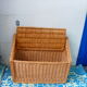 Bench chest storage childrens vintage Wicker